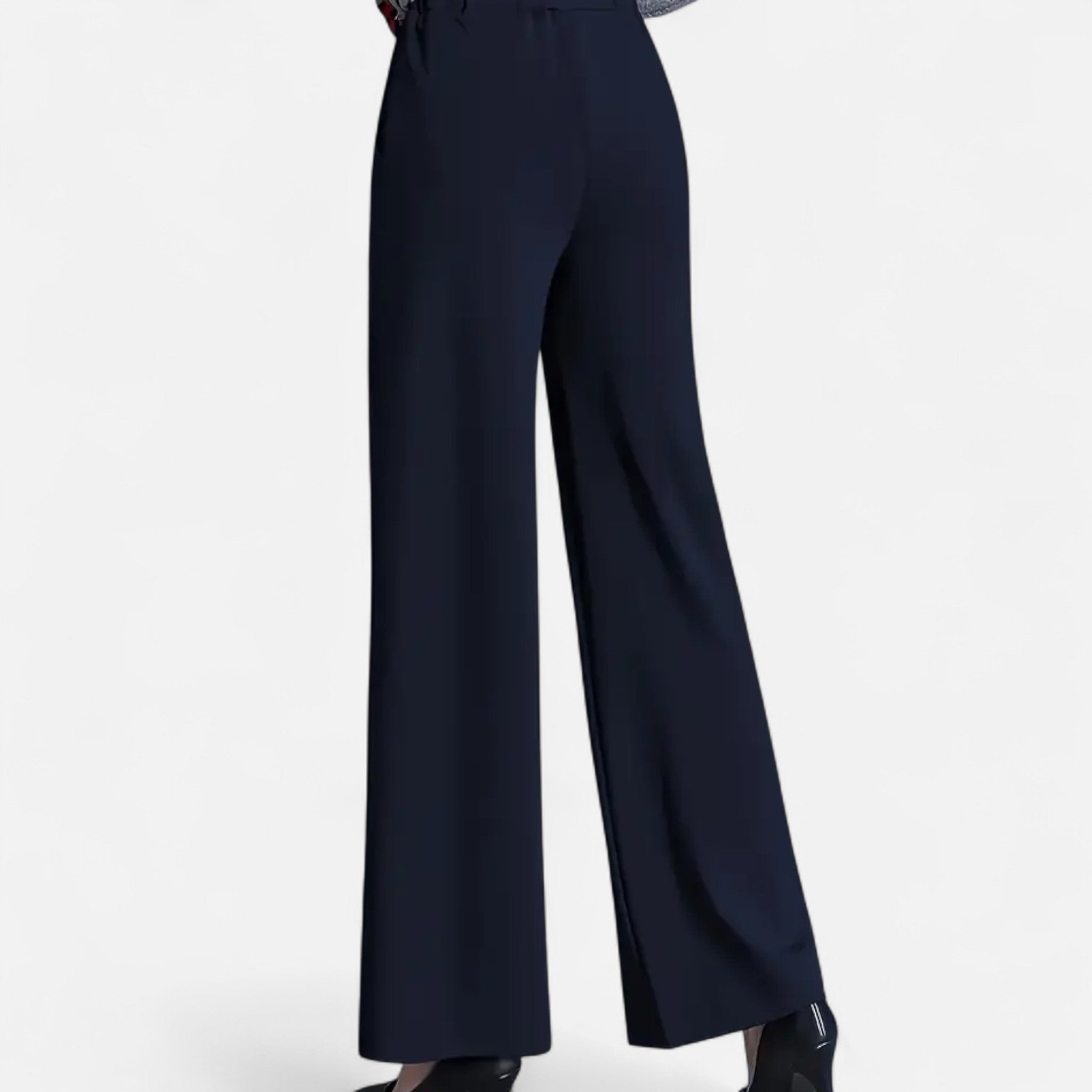 Valmonti | Women's High-Waisted Wide-Leg Pants