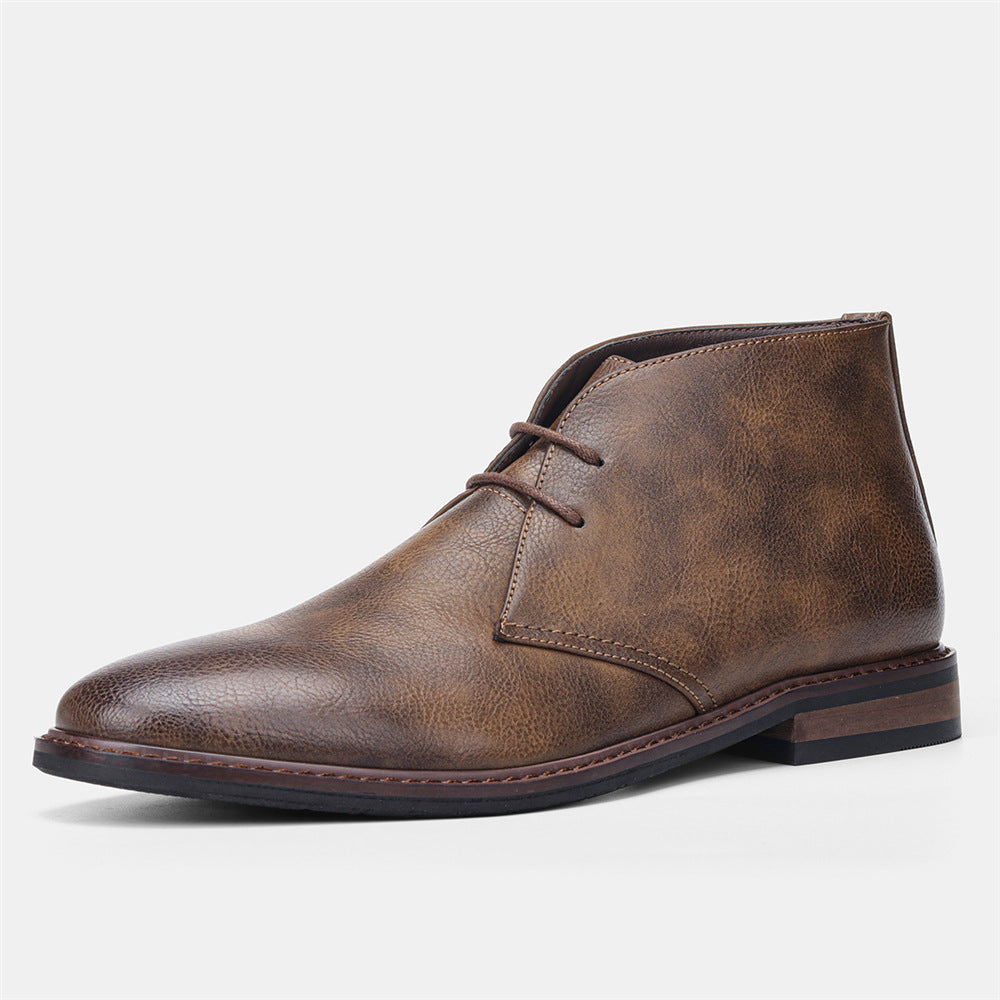 Men's Leather Boots – Classic, Stylish, Durable, and Comfortable Casual Footwear for Everyday Wear
