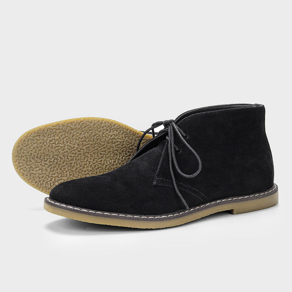 Men's Leather Boots – Classic, Stylish, Durable, and Comfortable Casual Footwear for Everyday Wear