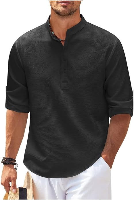 Casual Cotton Shirt for Effortless Style and Elegant Layering - Soft, Breathable Fabric in Multiple Sizes and Colors