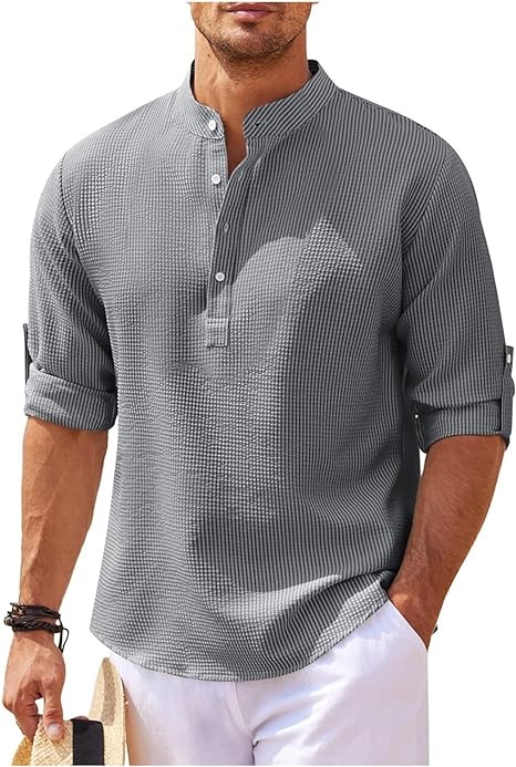 Casual Cotton Shirt for Effortless Style and Elegant Layering - Soft, Breathable Fabric in Multiple Sizes and Colors