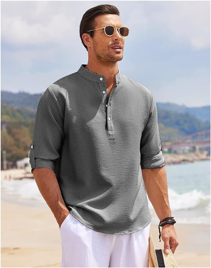 Casual Cotton Shirt for Effortless Style and Elegant Layering - Soft, Breathable Fabric in Multiple Sizes and Colors