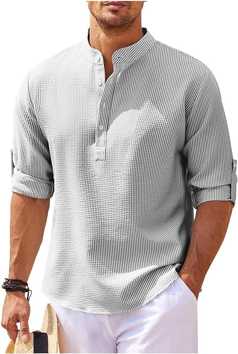 Casual Cotton Shirt for Effortless Style and Elegant Layering - Soft, Breathable Fabric in Multiple Sizes and Colors