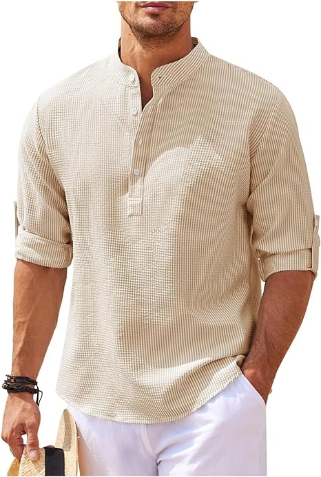 Casual Cotton Shirt for Effortless Style and Elegant Layering - Soft, Breathable Fabric in Multiple Sizes and Colors