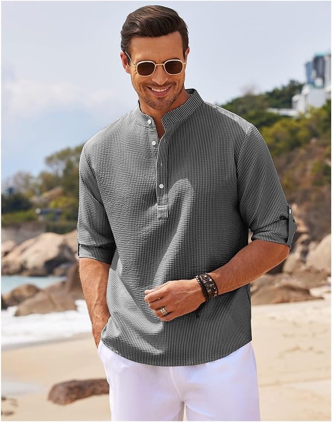 Casual Cotton Shirt for Effortless Style and Elegant Layering - Soft, Breathable Fabric in Multiple Sizes and Colors