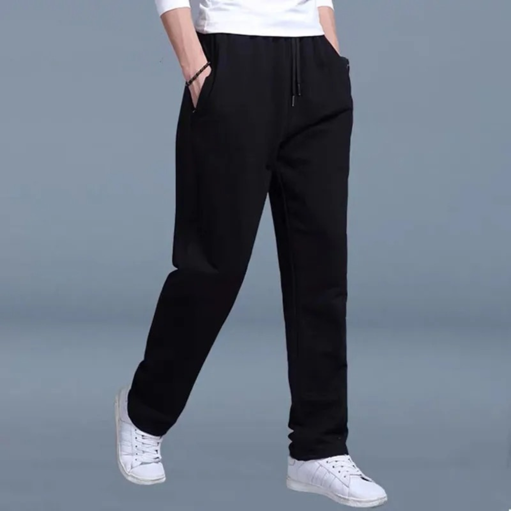Men's Casual Jogger Pants with Straight Leg and Drawstring