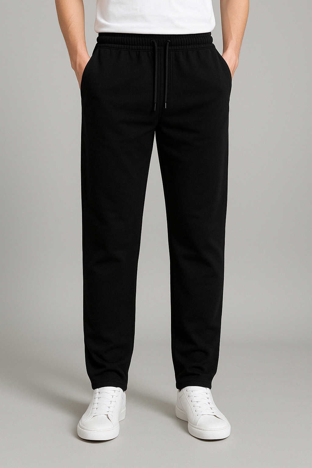 Men's Casual Jogger Pants with Straight Leg and Drawstring