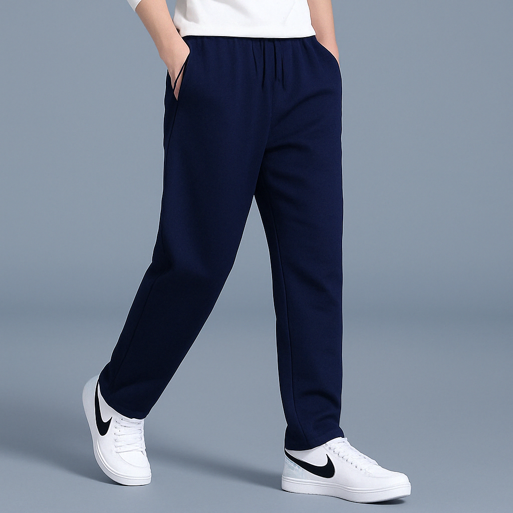 Men's Casual Jogger Pants with Straight Leg and Drawstring