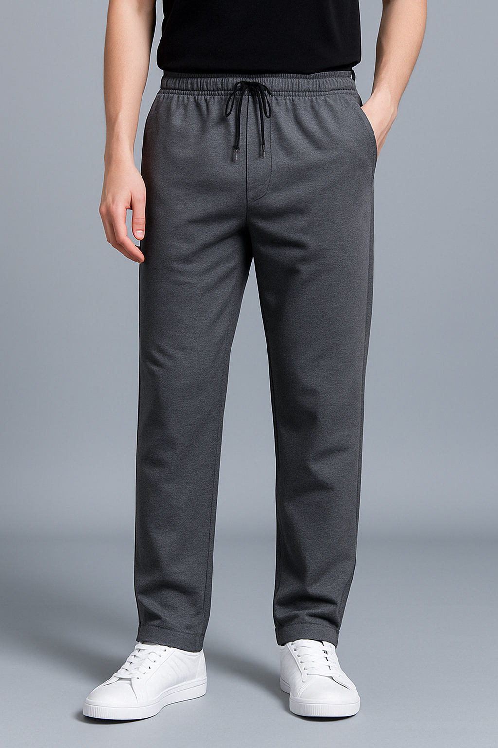 Men's Casual Jogger Pants with Straight Leg and Drawstring