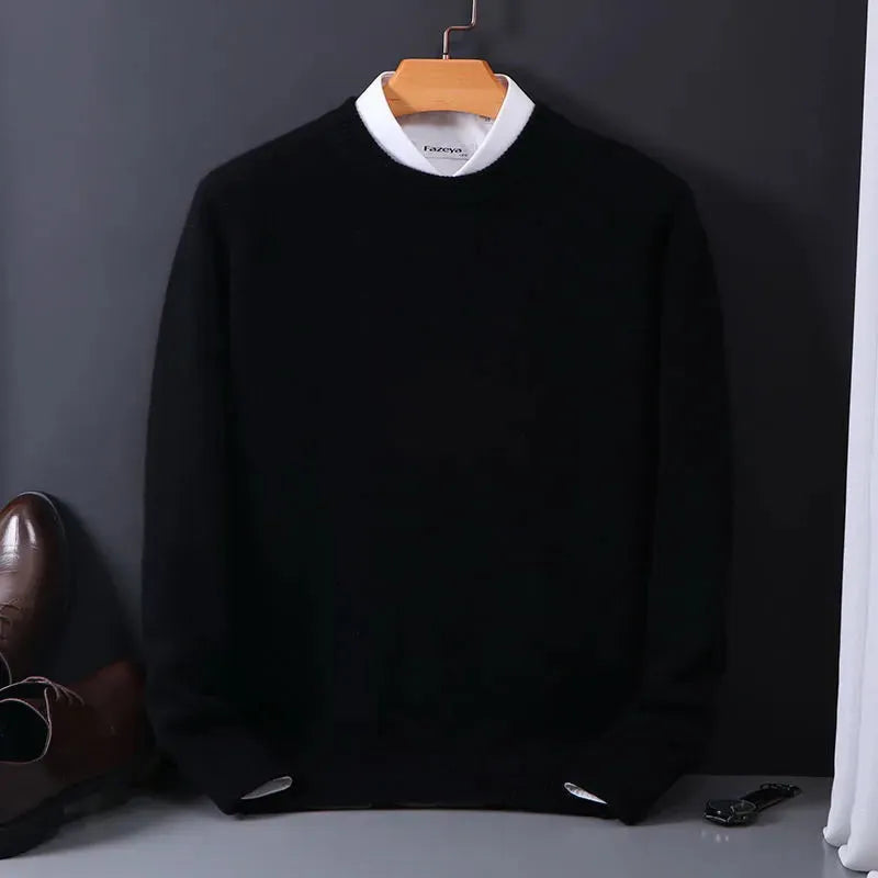 Classic Elegant Men's Sweater for All-Season Comfort