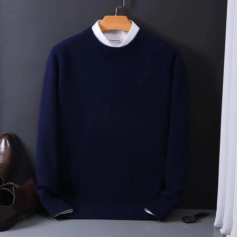 Classic Elegant Men's Sweater for All-Season Comfort