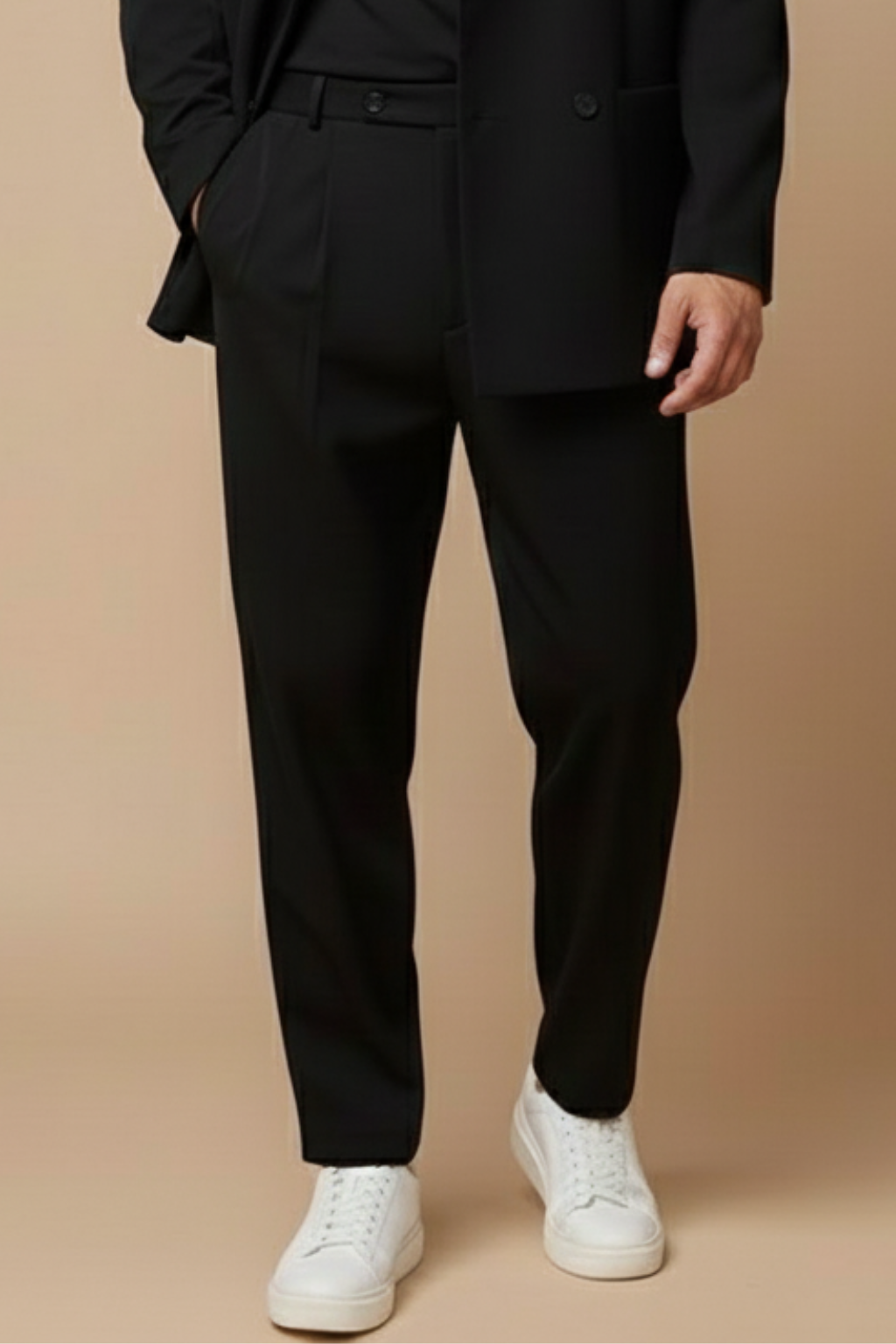Stylish Slim Fit Black Suit for Men