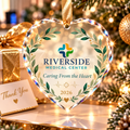 Personalized Riverside Glass Ornament - Medical Staff Appreciation Gift 2026