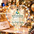 Personalized Christmas Tree Glass Ornament - Healthcare Team Gift 2026