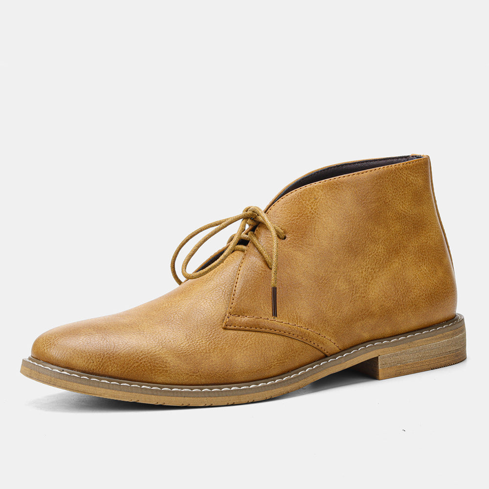 Men's Leather Boots – Classic, Stylish, Durable, and Comfortable Casual Footwear for Everyday Wear